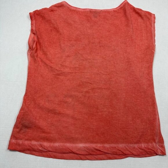 Ralph Lauren EXPEDITION CAMP Compass T-Shirt Orange Sleeveless Crew Cotton S - Picture 4 of 8
